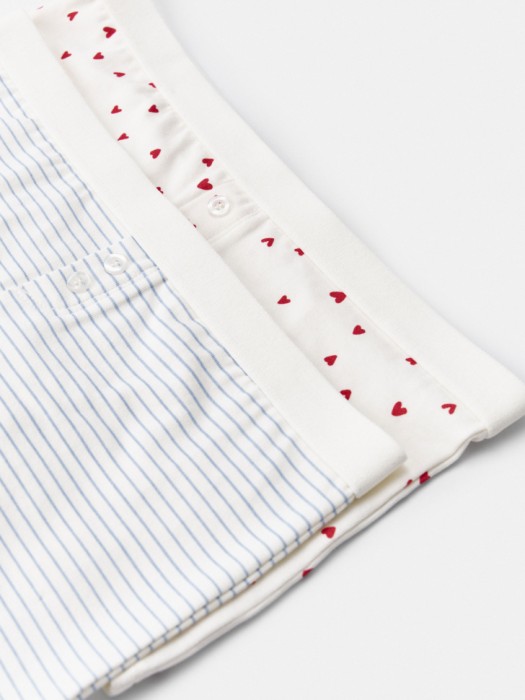 набор из 2 трусов-шортиков для девочек от бренда sela вид слева