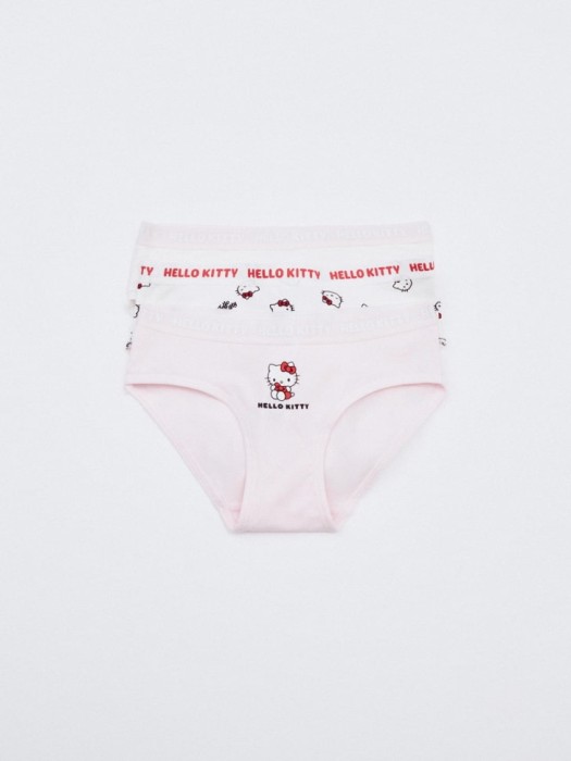 набор из 2 трусов-слипов с принтом hello kitty для девочек 4680798294377 фотография