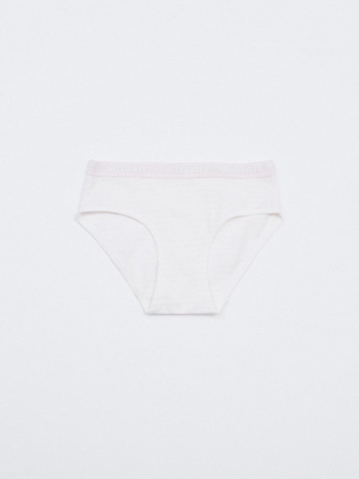 набор из 2 трусов-слипов с принтом hello kitty для девочек от бренда sela вид слева