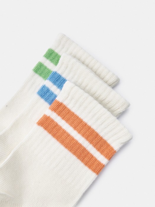 набор из 3 пар детских носков от бренда sela вид слева