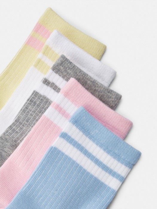 набор из 3 пар носков девочек от бренда sela вид слева
