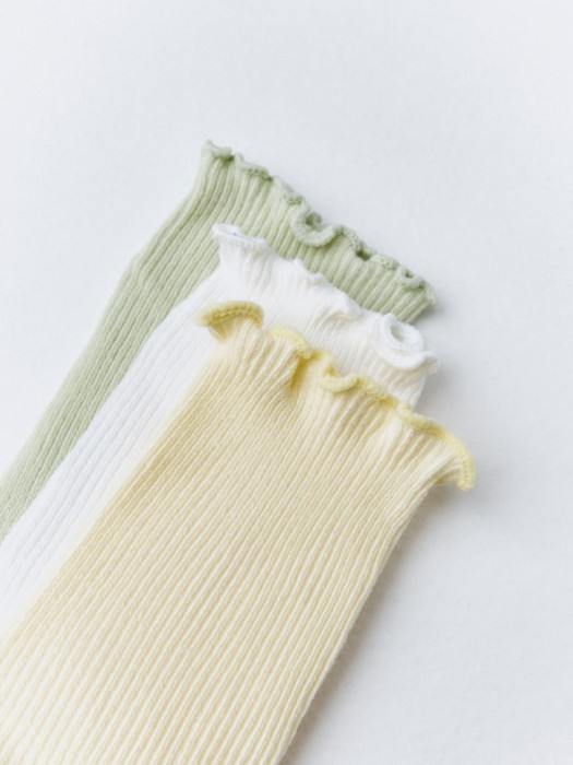 набор из 3 пар носков для девочек от бренда sela вид слева