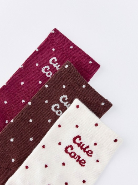 набор из 3 пар носков для девочек от бренда sela вид слева