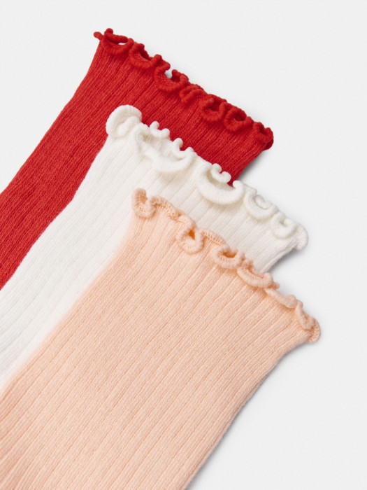 набор из 3 пар носков для девочек от бренда sela вид слева