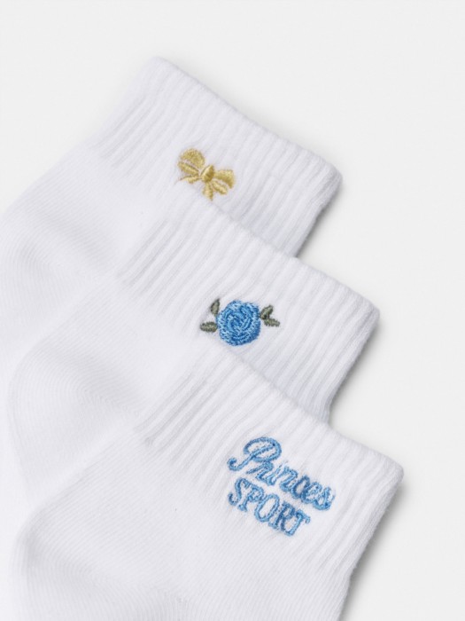 набор из 3 пар носков для девочек от бренда sela вид слева
