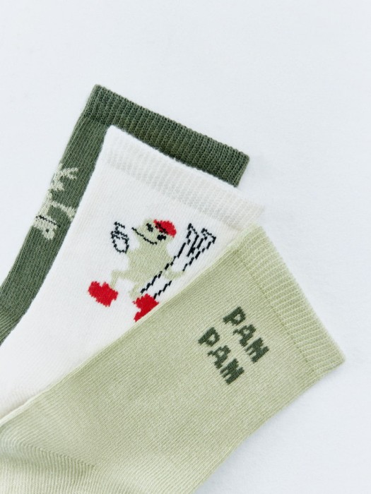 набор из 3 пар носков для мальчиков от бренда sela вид слева