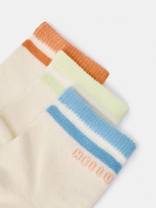 набор из 3 пар носков для малышей от бренда sela вид слева