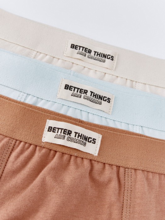 набор из 3 трусов-боксеров для мальчиков от бренда sela вид слева