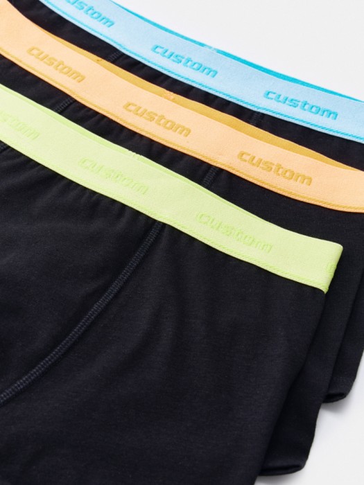 набор из 3 трусов-боксеров для мальчиков от бренда sela вид слева