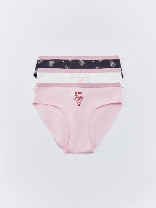 набор из 3 трусов-слипов для девочек  x смешарики 4610517096944 фотография