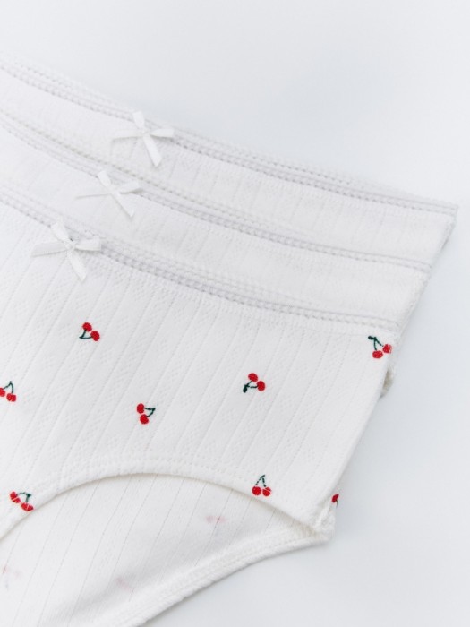 набор из 3 трусов-слипов для девочек от бренда sela вид слева