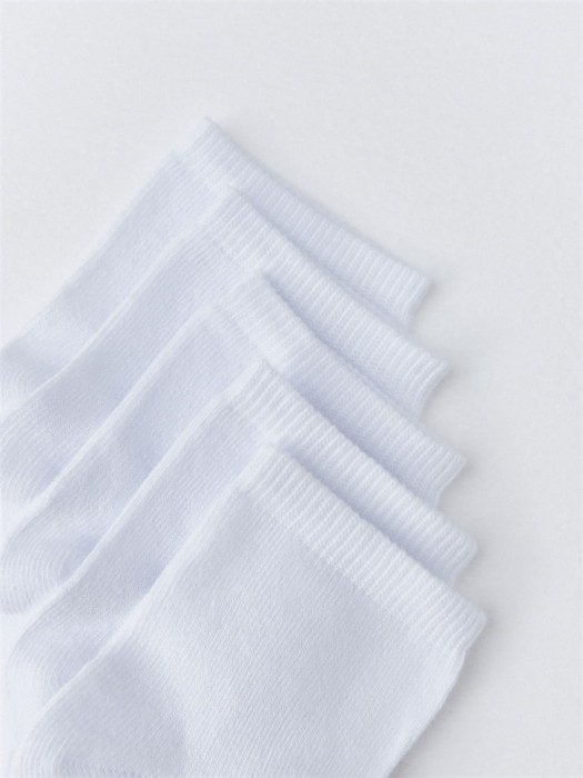 набор из 5 пар детских носков от бренда sela вид слева