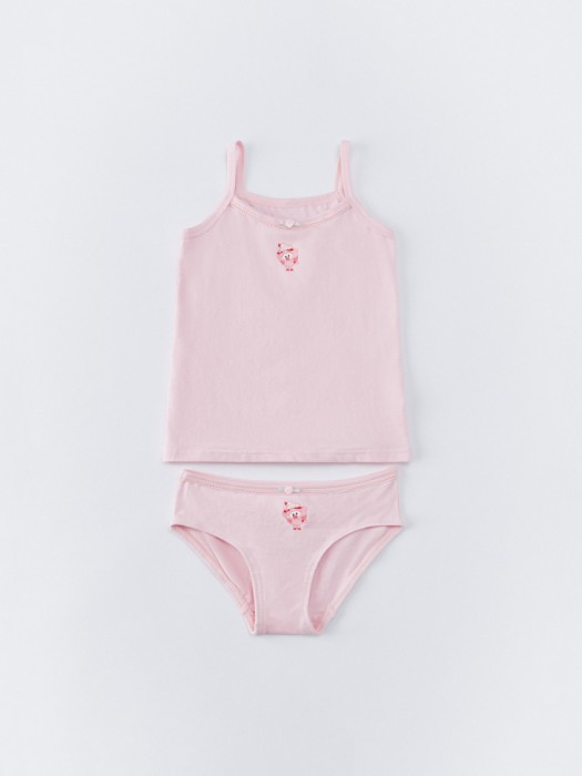 набор из майки и трусов-слипов для девочек  x смешарики 4610517120977 фотография