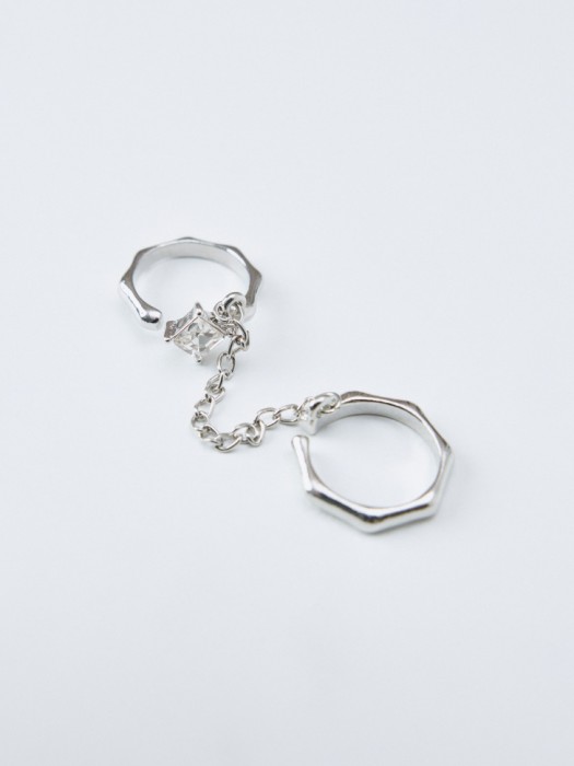 набор колец для девочек от бренда sela вид слева