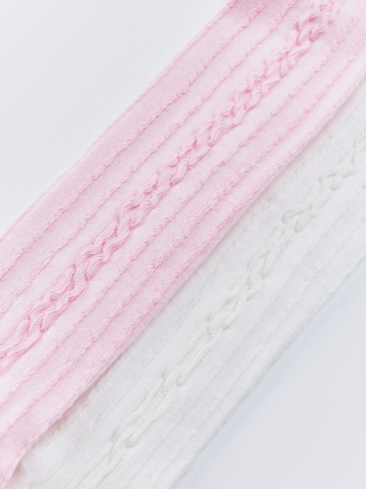 набор колготок для девочек, 2 шт. от бренда sela вид слева