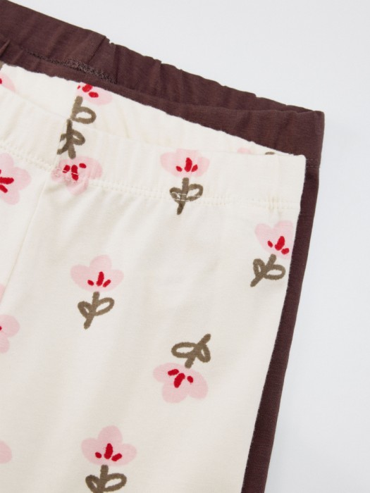 набор леггинсов для девочек, 2 шт. от бренда sela вид слева