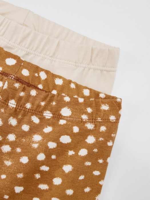 набор леггинсов для девочек, 2 шт. от бренда sela вид слева