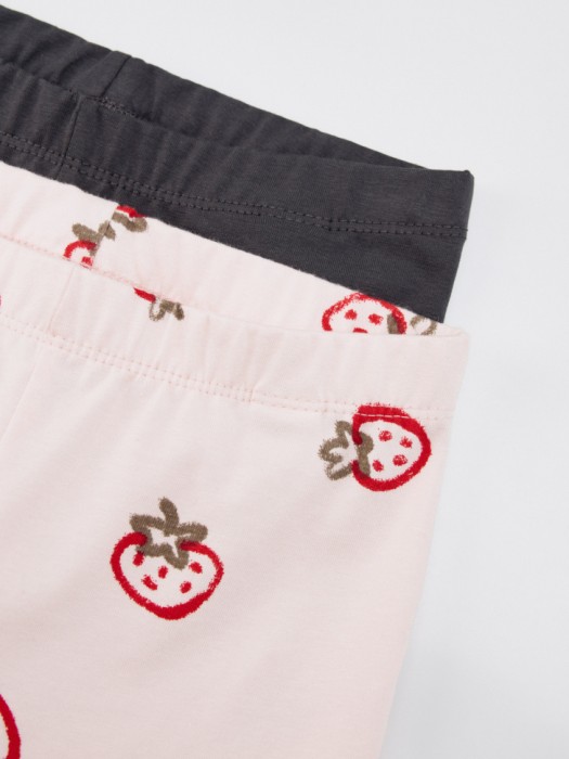 набор леггинсов для девочек, 2 шт. от бренда sela вид слева