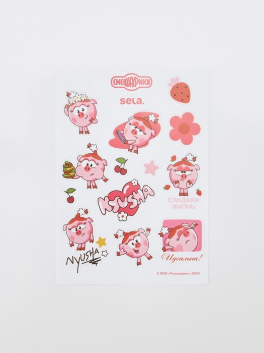 набор наклеек детский из коллекции  x смешарики 4610517431318 фотография