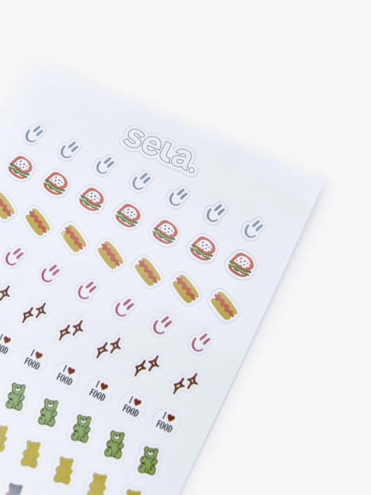 набор наклеек детский от бренда sela вид слева