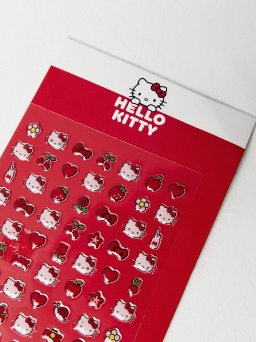 набор наклеек для ногтей hello kitty детский от бренда sela вид слева