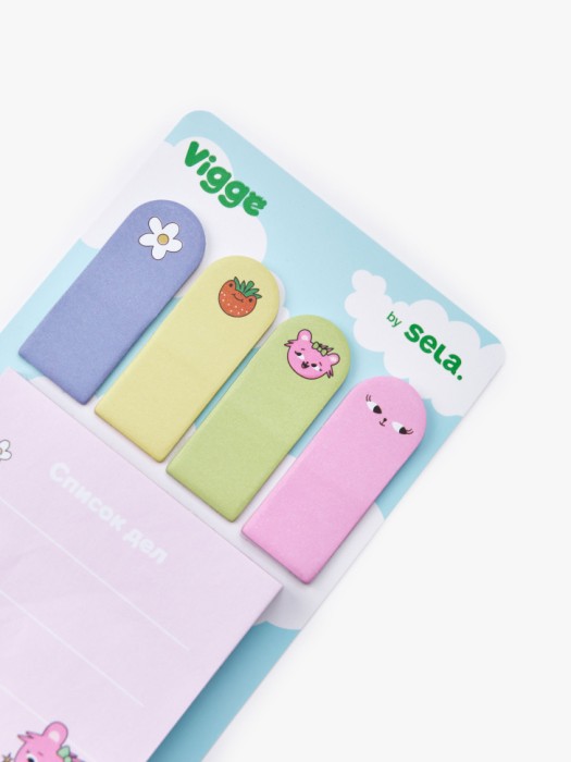 набор стикеров для заметок с вигге от бренда sela вид слева