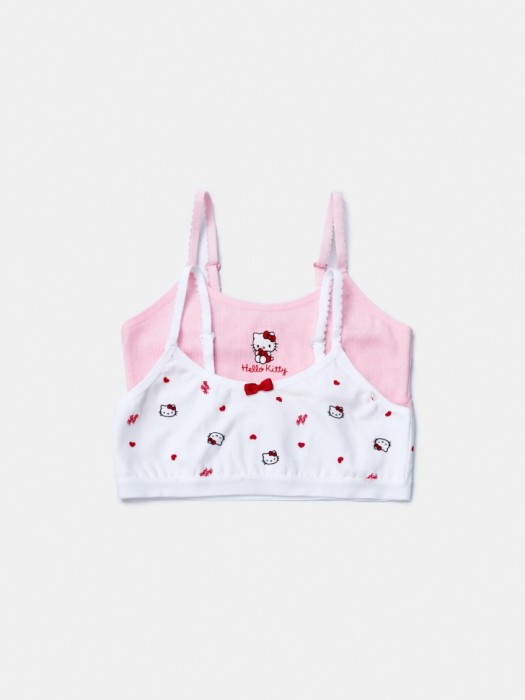 набор топов для девочек с принтом hello kitty, 2 шт. 4610517746160 фотография