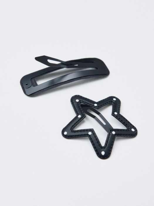 набор заколок клик-клак для девочек, 2 шт. от бренда sela вид слева