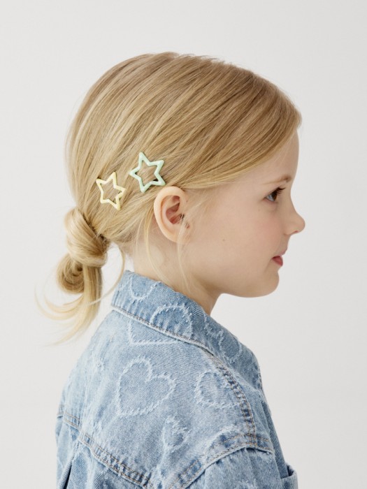 набор заколок клик-клак для девочек, 4 шт. 4610517718662 фотография