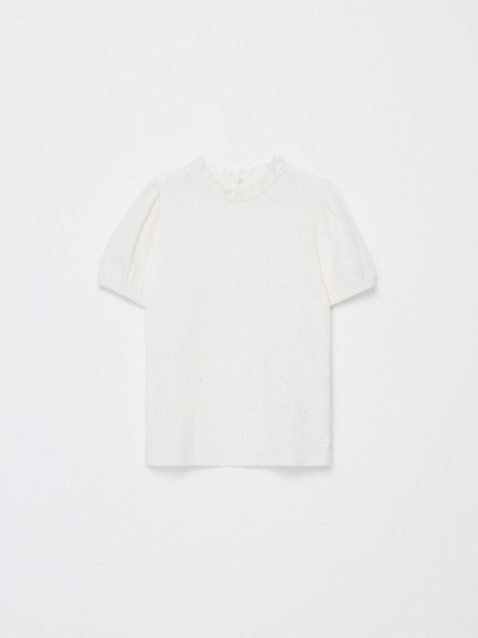 нарядная трикотажная блузка для девочек из россии вид сбоку