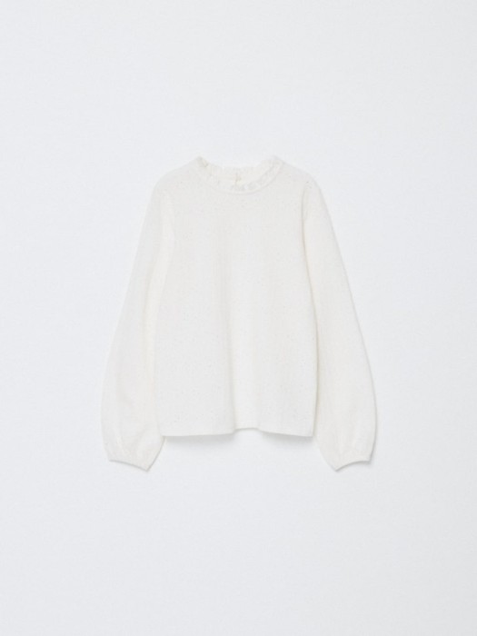 нарядная трикотажная блузка для девочек из россии вид сбоку