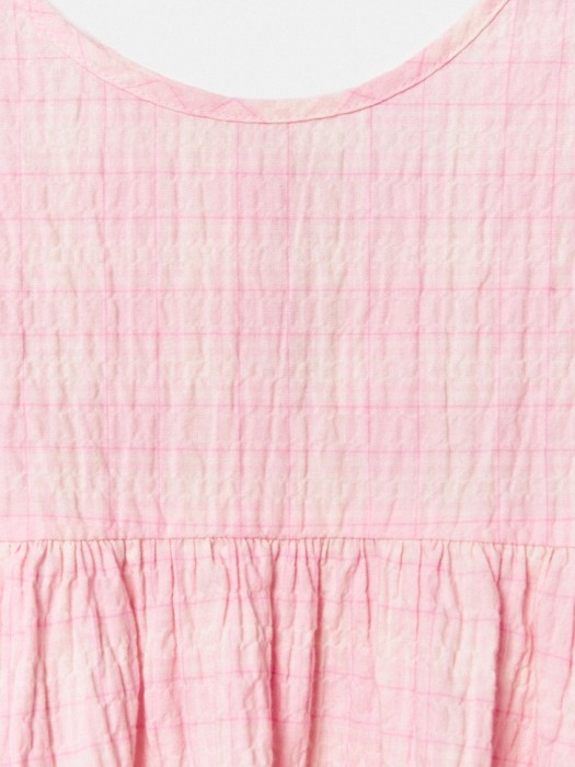 нарядное платье в полоску для девочек из хлопка спереди