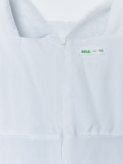 нарядное пышное платье для девочек из вискозы спереди