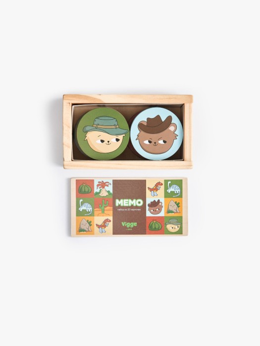 настольная развивающая игра «мемо» для детей 4640611673130 фотография