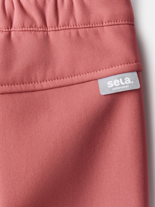 непромокаемые брюки из softshell на флисе для девочек из флиса спереди