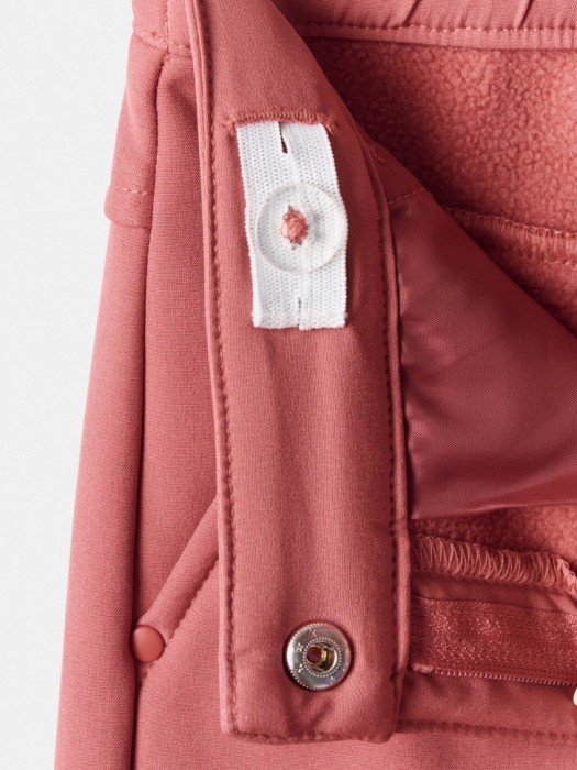 непромокаемые брюки из softshell на флисе для девочек универсального стиля с лицевой стороны
