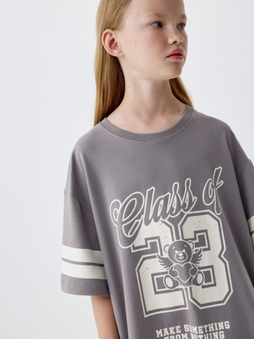 ночная сорочка с принтом для девочек по цене 799 руб вид справа