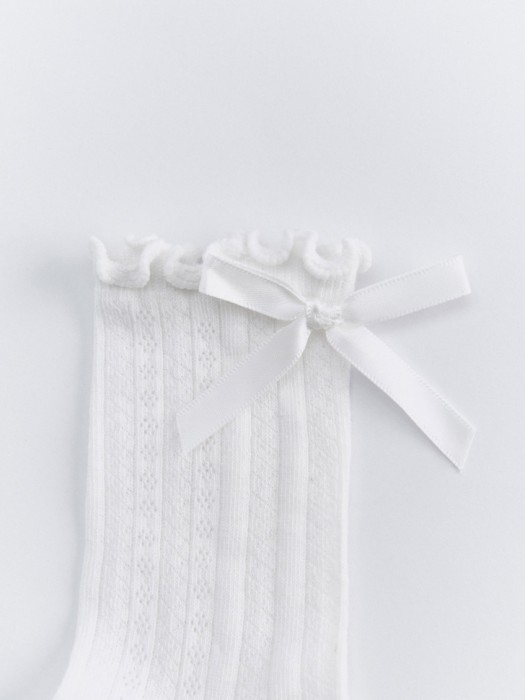 носки с бантиками для девочек по цене 299 руб вид справа