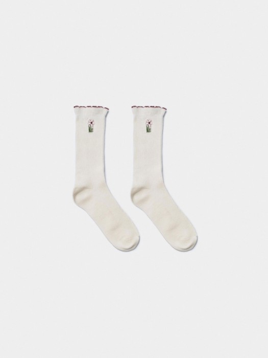 носки с вышивкой и фигурной окантовкой 4610517716552 фотография