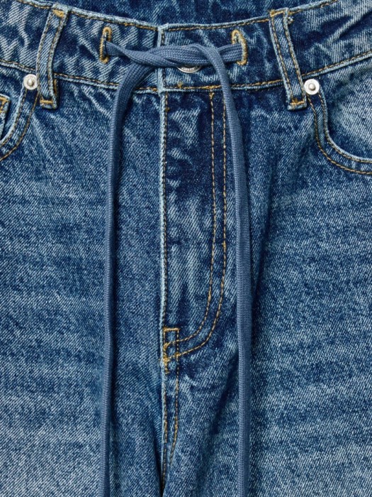 объемные джинсы багги на резинке для мальчиков из россии вид сбоку