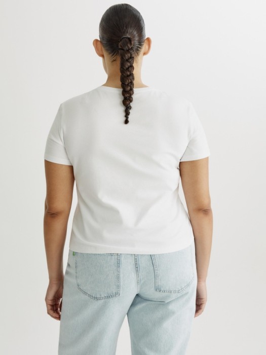 облегающая футболка ева по цене 899 руб вид справа