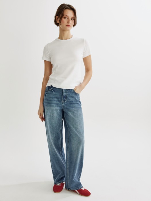 облегающая футболка кира от бренда sela вид слева