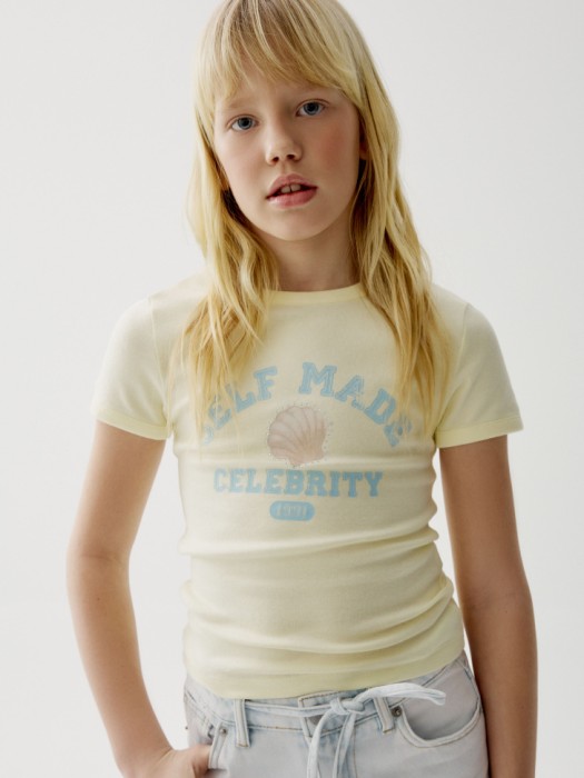 облегающая футболка с принтом для девочек 4610517713087 фотография