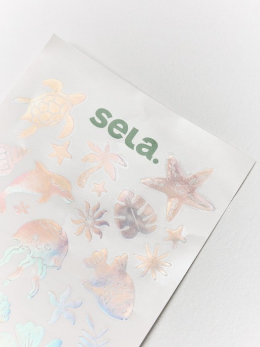 переводные картинки для тела детские от бренда sela вид слева