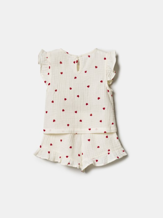 пижама из муслина для девочек из россии вид сбоку