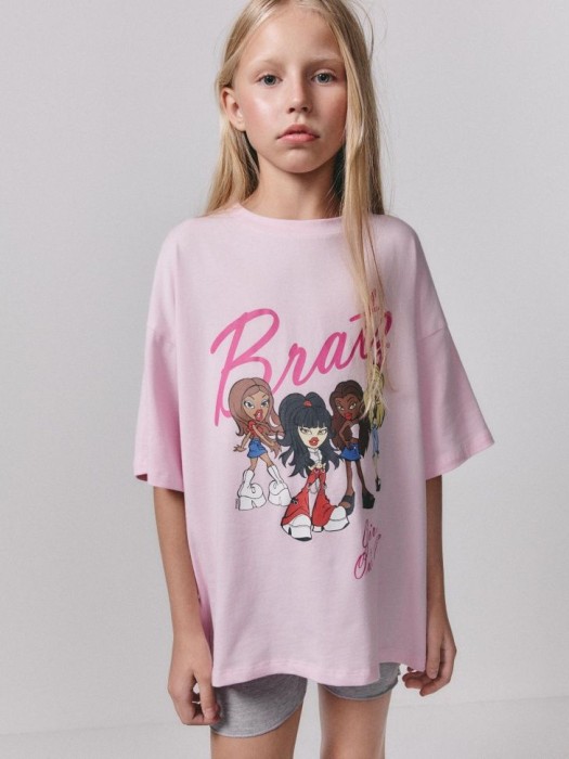 пижама с принтом для девочек из коллекции  x bratz по цене 2299 руб вид справа