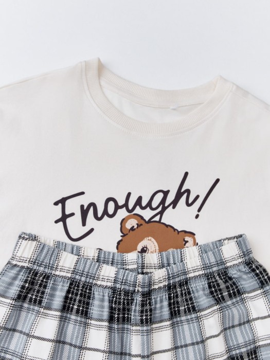 пижама с принтом для девочек по цене 1699 руб вид справа