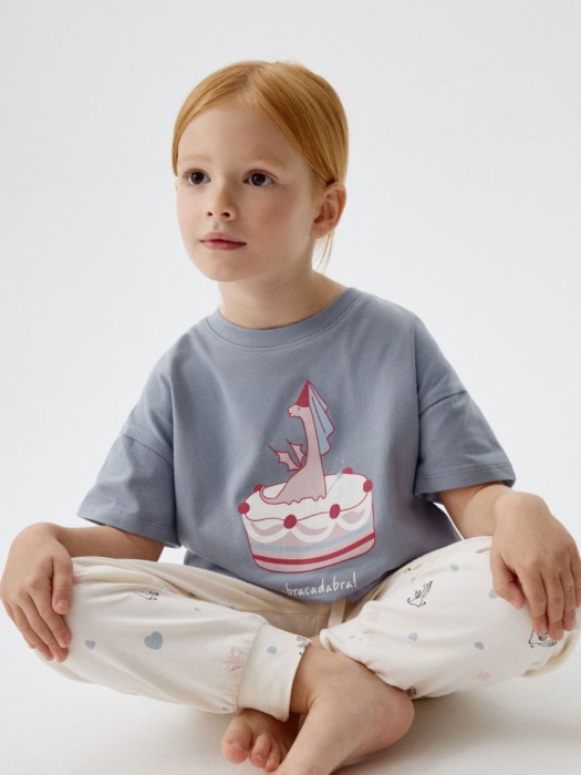 пижама с принтом для девочек 4610517009340 фотография