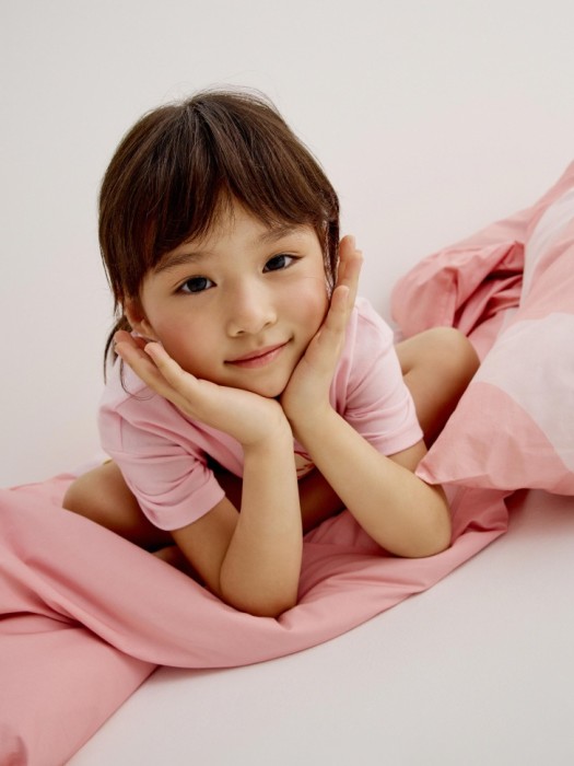 пижама с принтом для девочек универсального стиля с лицевой стороны