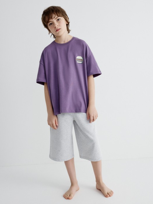 пижама с принтом для мальчиков от бренда sela вид слева